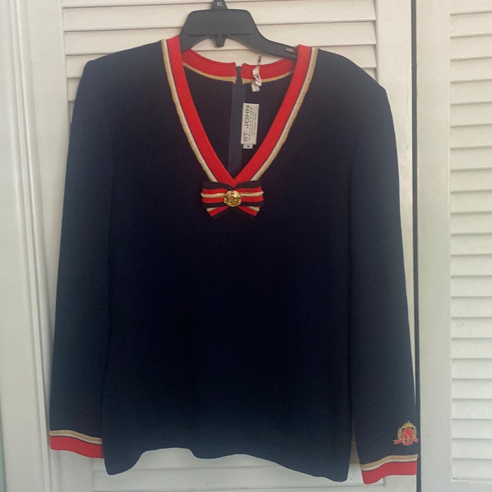 St John Collection by Marie Gray Vintage Sailor Top